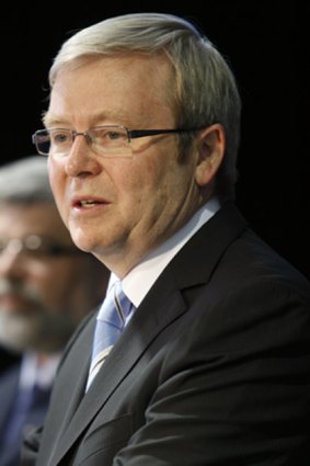 PM Kevin Rudd gives broadband plan the green light.