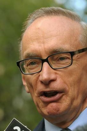 Australia's newly appointed foreign minister Bob Carr.