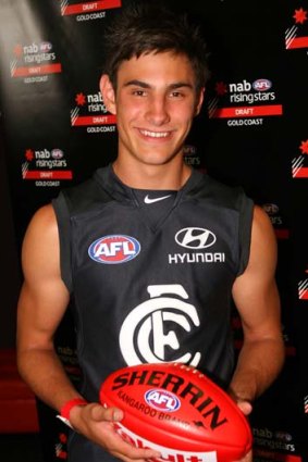 Talented utility: Troy Menzel was one of several fine players picked by Carlton.