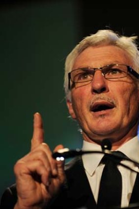 Mick Malthouse: "It's not a one-man ticket out there. The players have to take some responsibility..."