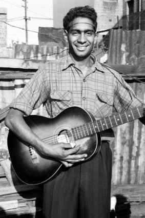 Jimmy Little in 1957 in Redfern.