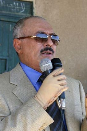 Deposed ... Yemeni President Ali Abdullah Saleh.