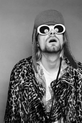 Kurt Cobain: "The glasses have turned him into a super-folk-hero, where he becomes sort of larger than life," Frohman says. 