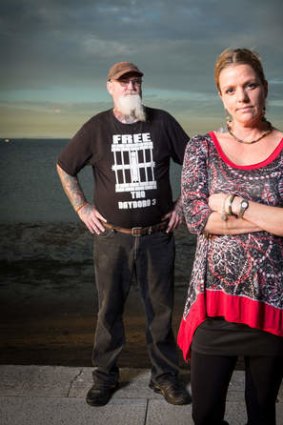 Rough justice?: librarian Sally Kuether and her partner Phillip “Crow” Palmer have both been charged under the new laws.