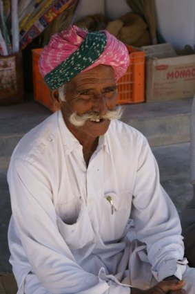 An elderly villager.