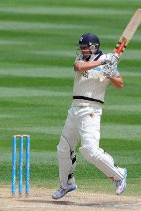 Victoria's Cameron White at the MCG against NSW.