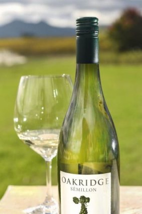 Semillon is a feature of any visit to Oakridge winery, along with great views.