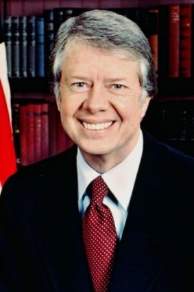 President Jimmy Carter while in office in 1977.