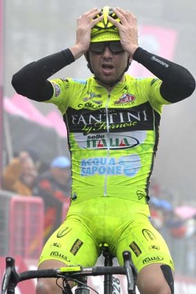 Latest case of doping: Italy's Mauro Santambrogio.