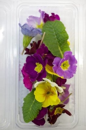 Edible flowers.