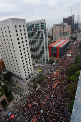 These protests over President Michel Temer's assumption of power have sparked fears of violence to come.