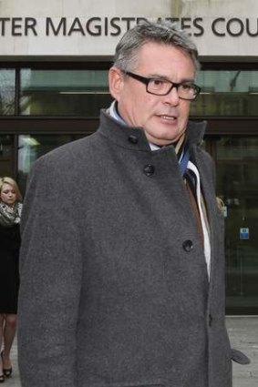 The deputy editor of the Sun, Geoff Webster, attends court over alleged illicit payments last week.