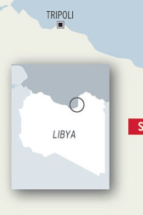 Sirte is located approximately 450kms from the Libyan capital Tripoli.