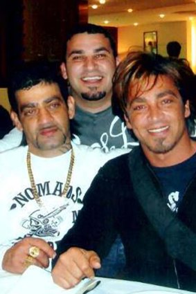 From left: Sam, Michael and John Ibrahim in happier times.