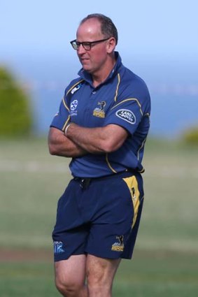 Jake White during the Brumbies training session from Northwood High School in Durban, South Africa.