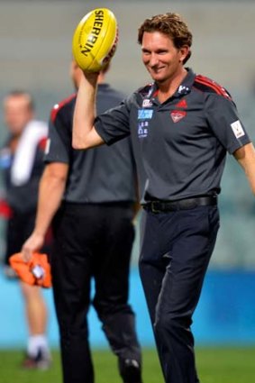 Question time: James Hird will talk to ASADA officials on Tuesday.