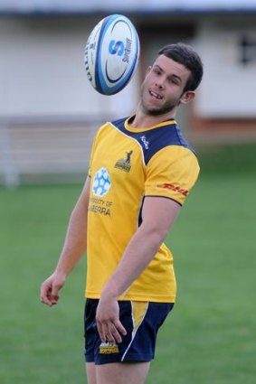 Brumbies back Robbie Coleman moved well at team training at Griffith Oval on Monday.