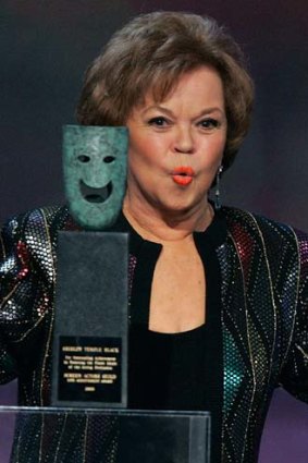 January 29, 2006: Shirley Temple Black accepts the Life Achievement Award during the 12th Annual Screen Actors Guild Awards in Los Angeles.