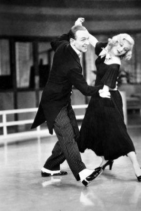In step: Fred Astaire and Ginger Rogers in the 1936 film <i>Swing Time</i>.  