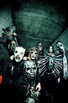 Highway to hell: Shock metal band Slipknot will co-headline Soundwave 2015.
