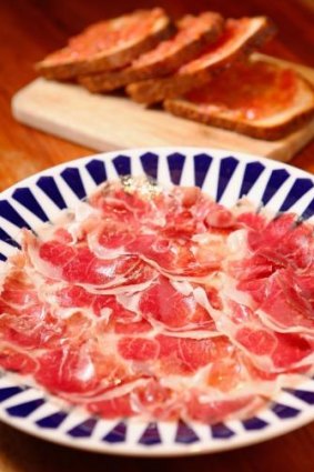 Tasty tapas: Jamon at MoVida. 