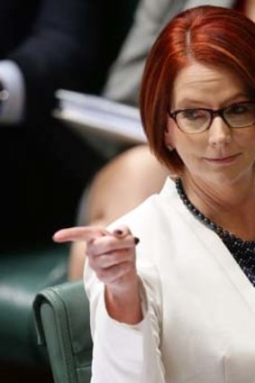 Julia Gillard has told Labor faithful, 'don't let the wrong side win'.