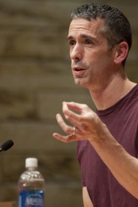 Bold, blunt, often contrary, always challenging: American advice columnist Dan Savage.