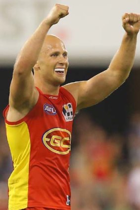 Champion: Gary Ablett is in career-best form and will be a handful for the Swans on Saturday when they take on the Gold Coast.