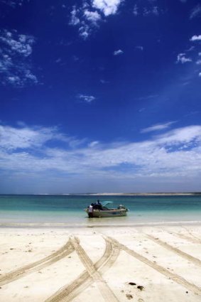 Eye-popping destination ... Gnaraloo Bay in  Western Australia.