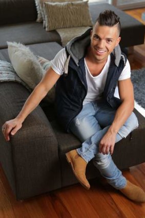 Singer Anthony Callea in his home, 10 years on from <i>Australia Idol</i>.
