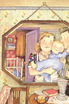 <i>Peepo!</i> illustration by Janet and Allan Ahlberg