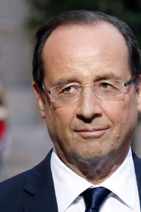 French president Francois Hollande.