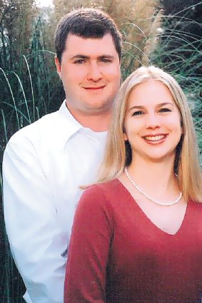 Gabe Watson with Tina Watson, who died at the Great Barrier Reef.