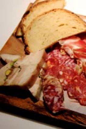 Not to be missed ... Salumi misti di casa - mixed house-cured meat ($29).