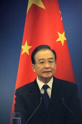 No more help ... China's Premier Wen Jiabao says Europe can fix itself.