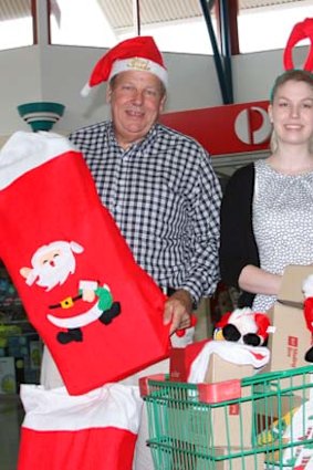 Short-term hire: Bob Baldwin and his daughter Samantha.