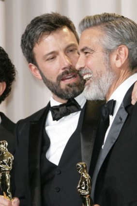 Ben Affleck and George Clooney know that beards are 'in'.