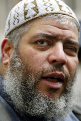 Called Osama bin Laden “a hero”: Muslim cleric Abu Hamza al-Masri.