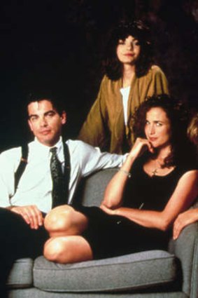 Cast members from the film <i>Sex, Lies and Videotape</i>.