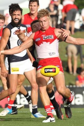 Shane Biggs is set to make his AFL debut for Sydney Swans against Richmond at the SCG.
