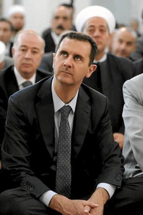 Syrian president, Bashar Assad.