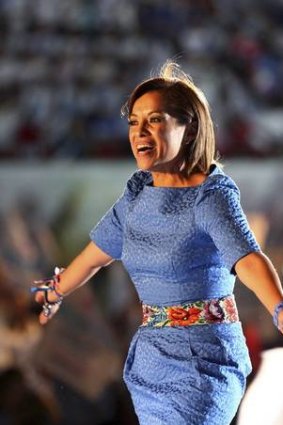 Josefina Vazquez Mota, presidential candidate from the ruling National Action Party.