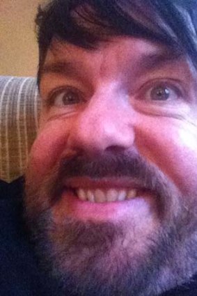 Another of Ricky Gervais's self-portraits.