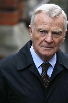 "The News of the World story had the most devastating effect on him" ... Former formula one boss Max Mosley on the suicide of his son, which he partly blames on the newspaper's story on his involvement in orgies.