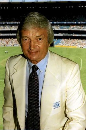 Still the one: Channel Nine commentator Richie Benaud.