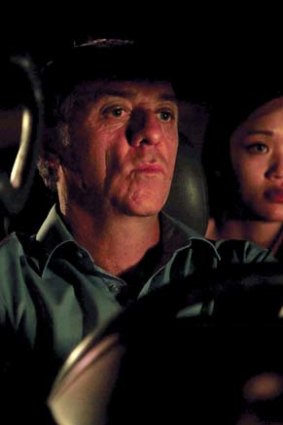 Double life &#8230; Dion (David Field) drives Linh (Nammi Le) from job to job.
