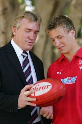 Pair of Jacks: Garry and Kieran in 2005. 