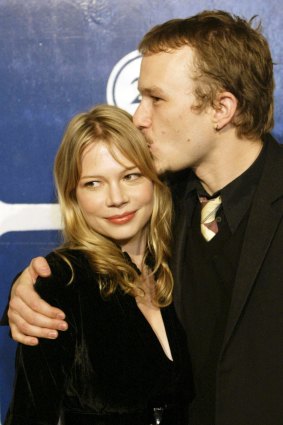 Ledger and Michelle Williams at the Gotham Awards in New York in 2005.