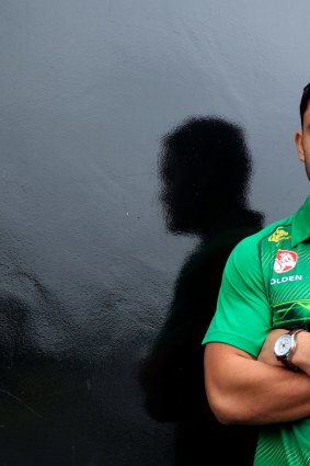 Green and gold: Dylan Walker will make his Test debut against New Zealand.