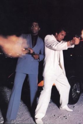 Miami Vice gave Don Johnson and Philip Michael plenty of shooting practice. 